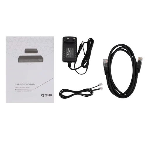 Шлюз VolP SNR, 4 RJ45, 8 SIP аккаунтов