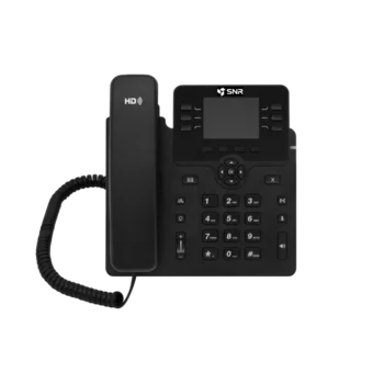 IP-телефон SNR-VP-76-CG-P, 6 SIP-аккаунта, цветной дисплей, GigE, PoE, без БП