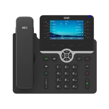 IP-телефон SNR-VP-77-CG-P, 20 SIP-аккаунтова, цветной дисплей, GigE, PoE, без БП