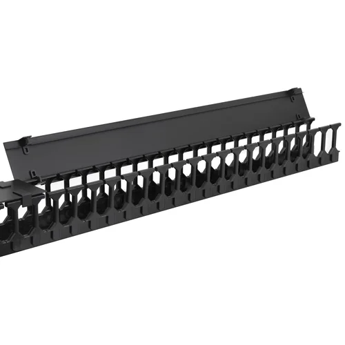 Вертикальный кабельный организатор с крышкой, 90х110мм, 42U