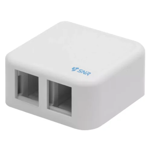 Абонентская розетка SNR, накладная, под модули Keystone, 2 порта