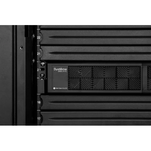 Источник бесперебойного питания Systeme Electric Smart-Save Online SRV 1000 ВА, конвертируемый форм-фактор 2U, 230 В, 6 розеток IEC C13, SmartSlot