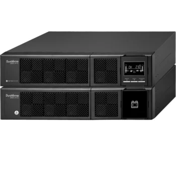 Источник бесперебойного питания Systeme Electric Smart-Save Online SRV 2000 ВА, конвертируемый форм-фактор 2U, 230 В, 6 розеток IEC C13, SmartSlot