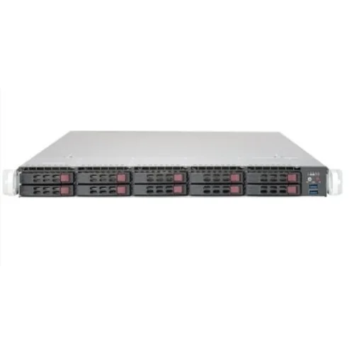 Платформа Supermicro 1U SYS-1029P-WTRT, Два процессора Intel Xeon Scalable, DDR4, 10x2,5" HDD SATA, 2x10GBase-T