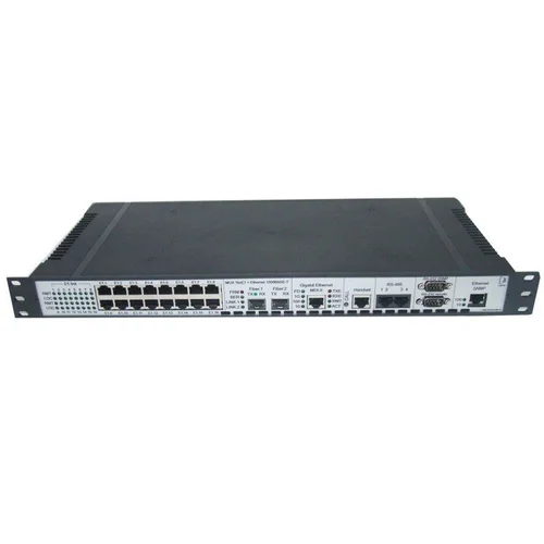 Мультиплексор модульный оптический 4x E1 + Gigabit Ethernet 1000BASE-T + 4x RS-485