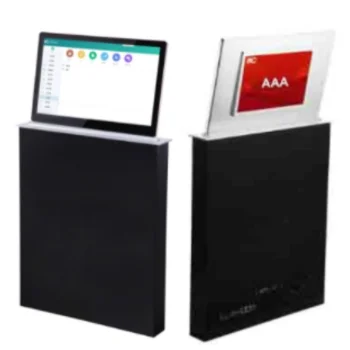 TS-8202A, ультратонкий моторизированный LCD монитор 15.6" и вторым LCD экраном 10.1"