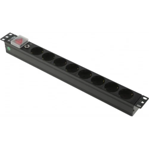 Блок распределения питания Lanmaster TWT-PDU19-10A8P гор.размещ. 8xSchuko базовые 10A