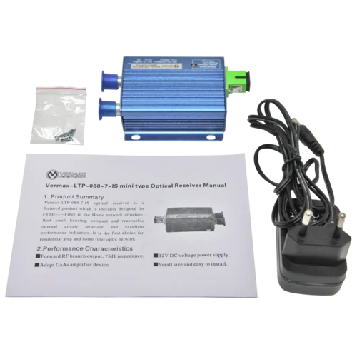 Приёмник оптический для сетей КТВ Vermax-LTP-088-7-IS