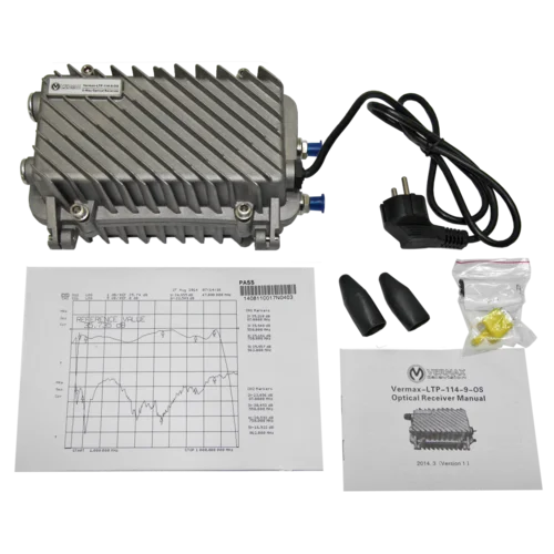 Приёмник оптический для сетей КТВ Vermax-LTP-114-9-OS