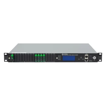 Оптический усилитель VERMAX для сетей КТВ, 1 вход, 8*18dBm выход, RT1, 1U