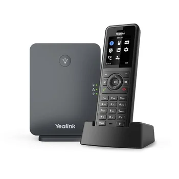 W77P (база W70B+трубка W57R) до 10 SIP-аккаунтов, до 10 трубок на базу, до 20 одновременных вызовов