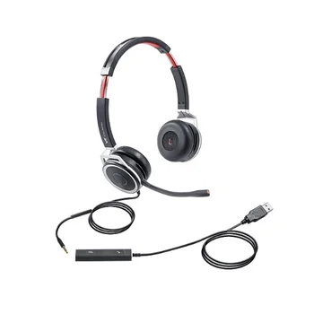 Проводная гарнитура X208-D, Дуо, HD звук, разъемы 3,5 мм Jack и USB