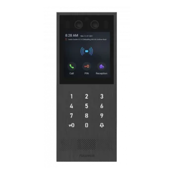 Вызывная панель Akuvox X912S, РоЕ, микрофон, динамик, 2 камеры, Mifare/EM, врезной монтаж