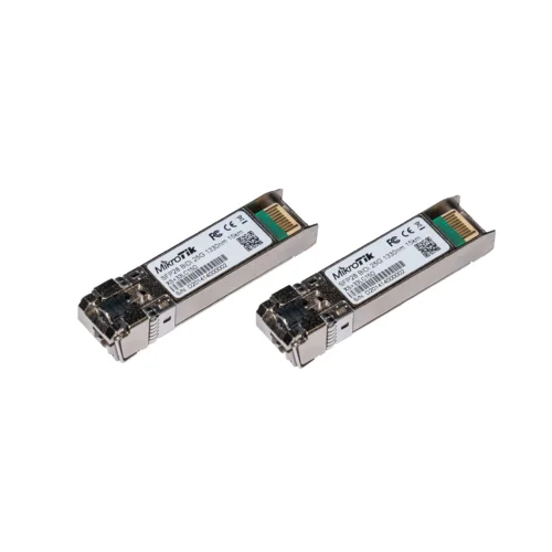 Комплект модулей Mikrotik SFP/SFP+/SFP28, дальность до 15км, 1270nm + 1330nm, SM, LC